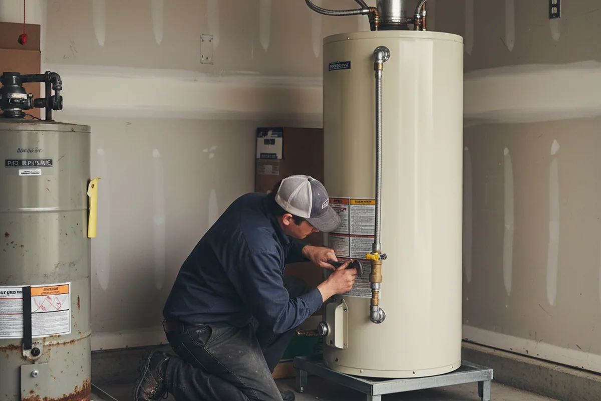 Water heater and shutoff valve replacement in Primghar